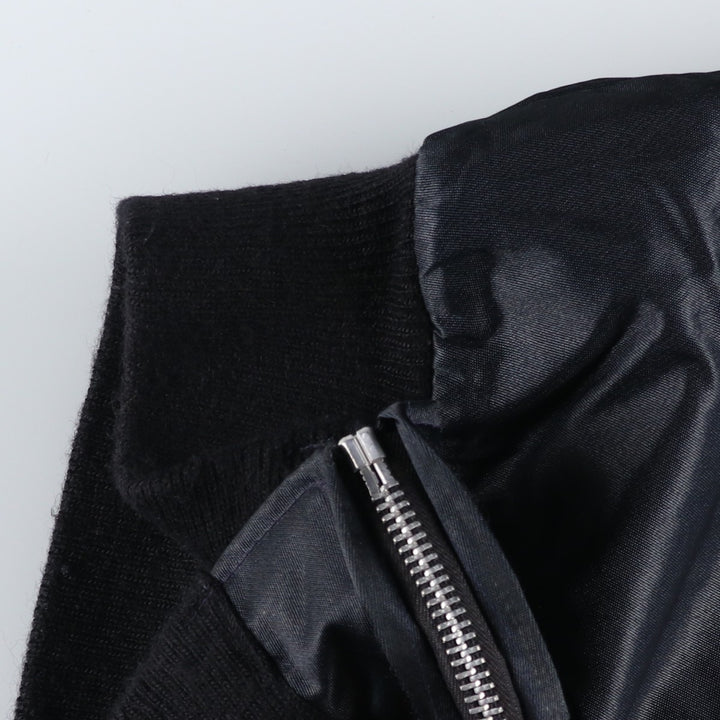 Vintage 80s-90'S Uniforms Unlimited Policeman Jacket, Padded Puffer Jacket, Made in USA, Men's Size L Rayon black type Vintage Second Hand