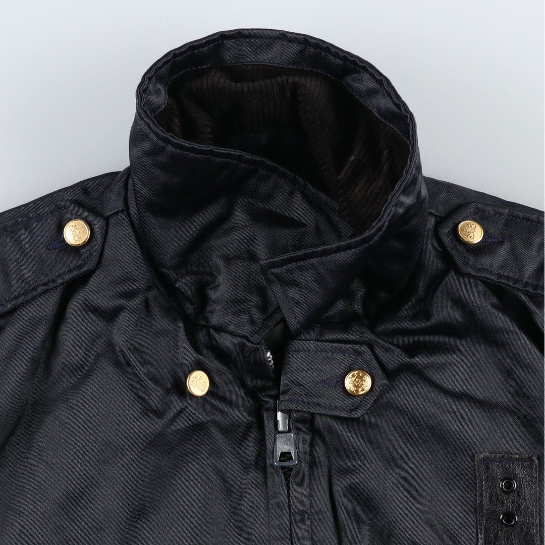 Vintage 80s-90'S Uniforms Unlimited Policeman Jacket, Padded Puffer Jacket, Made in USA, Men's Size L Rayon black type Vintage Second Hand