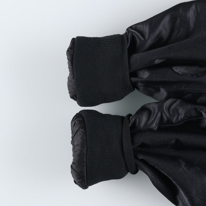 Vintage 80s-90'S Uniforms Unlimited Policeman Jacket, Padded Puffer Jacket, Made in USA, Men's Size L Rayon black type Vintage Second Hand