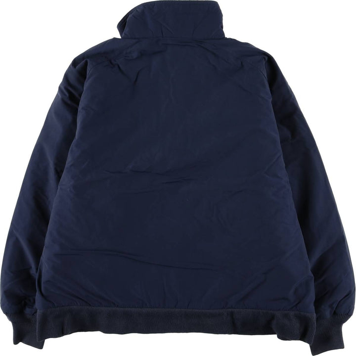 Vintage 80s-90'S Lands' End padded puffer jacket, men's size L Nylon navy blue type Vintage Second Hand