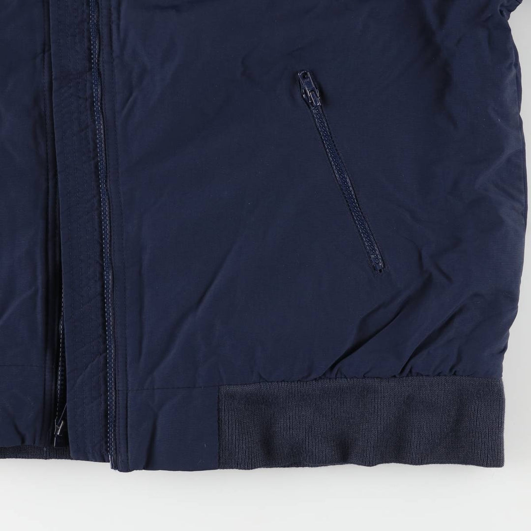 Vintage 80s-90'S Lands' End padded puffer jacket, men's size L Nylon navy blue type Vintage Second Hand