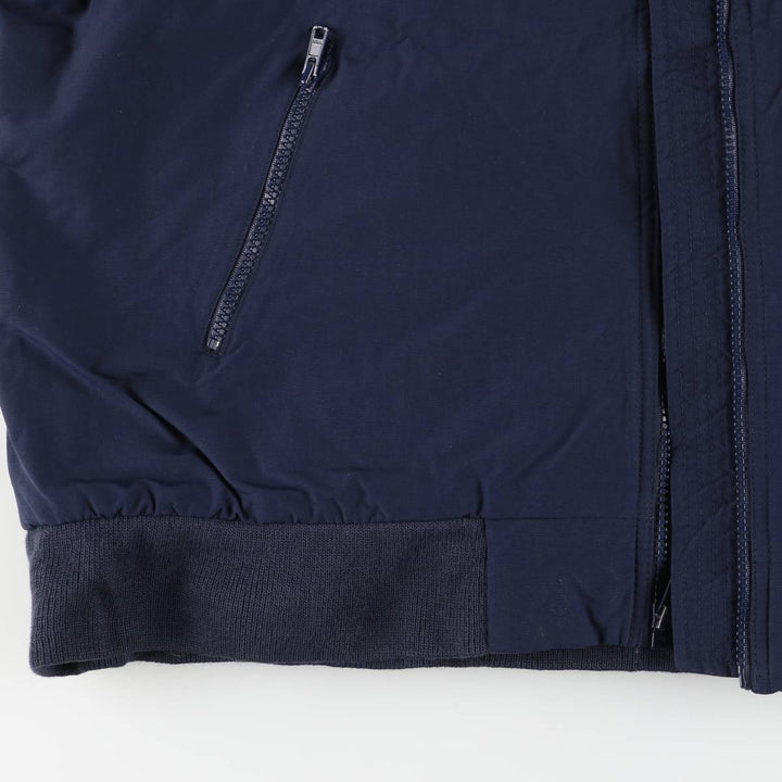 Vintage 80s-90'S Lands' End padded puffer jacket, men's size L Nylon navy blue type Vintage Second Hand