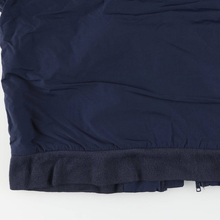 Vintage 80s-90'S Lands' End padded puffer jacket, men's size L Nylon navy blue type Vintage Second Hand