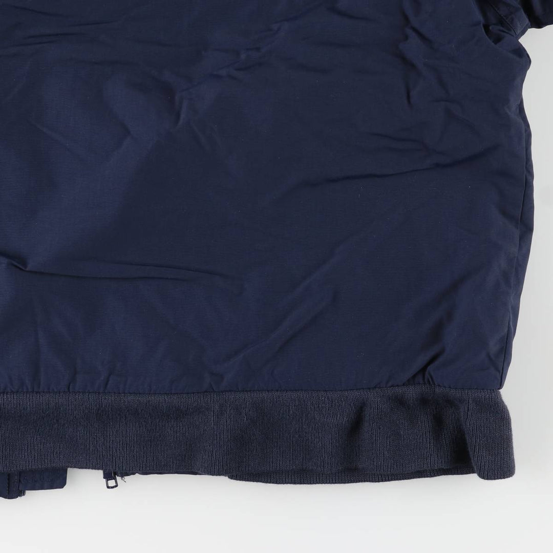 Vintage 80s-90'S Lands' End padded puffer jacket, men's size L Nylon navy blue type Vintage Second Hand