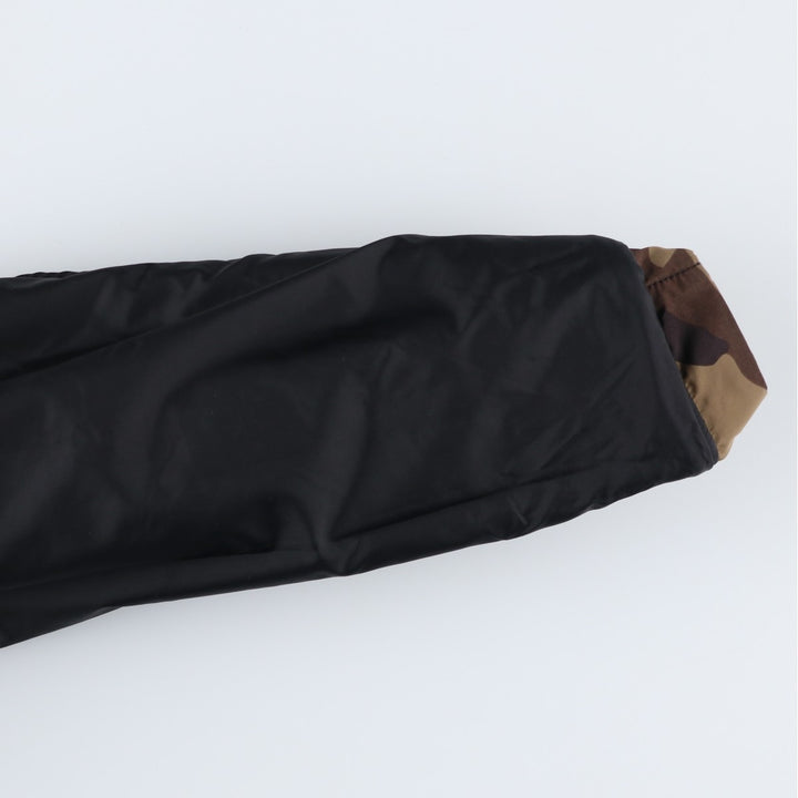 Carhartt NIMBUS PULLOVER Camouflage Pattern Woodland Camo Anorak Parka, Men's Size Medium Nylon Khaki type Vintage Second Hand