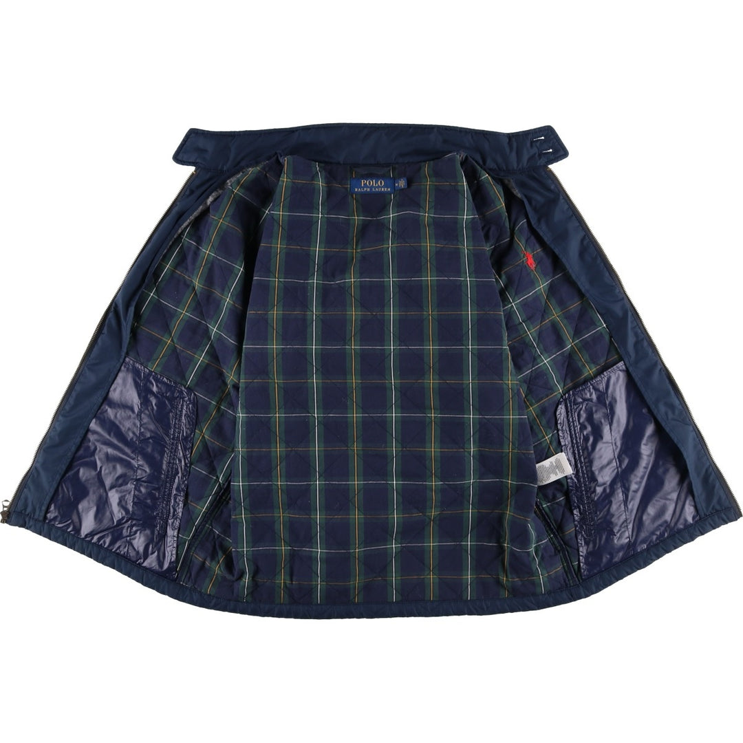 Ralph Lauren POLO RALPH LAUREN Quilted Jacket, Harrington Jacket, Men's Size M polyester navy blue type Vintage Second Hand