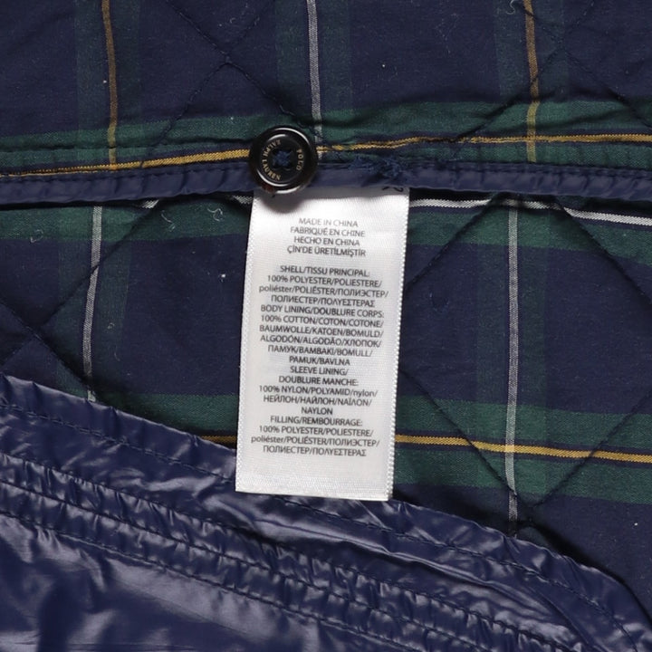 Ralph Lauren POLO RALPH LAUREN Quilted Jacket, Harrington Jacket, Men's Size M polyester navy blue type Vintage Second Hand