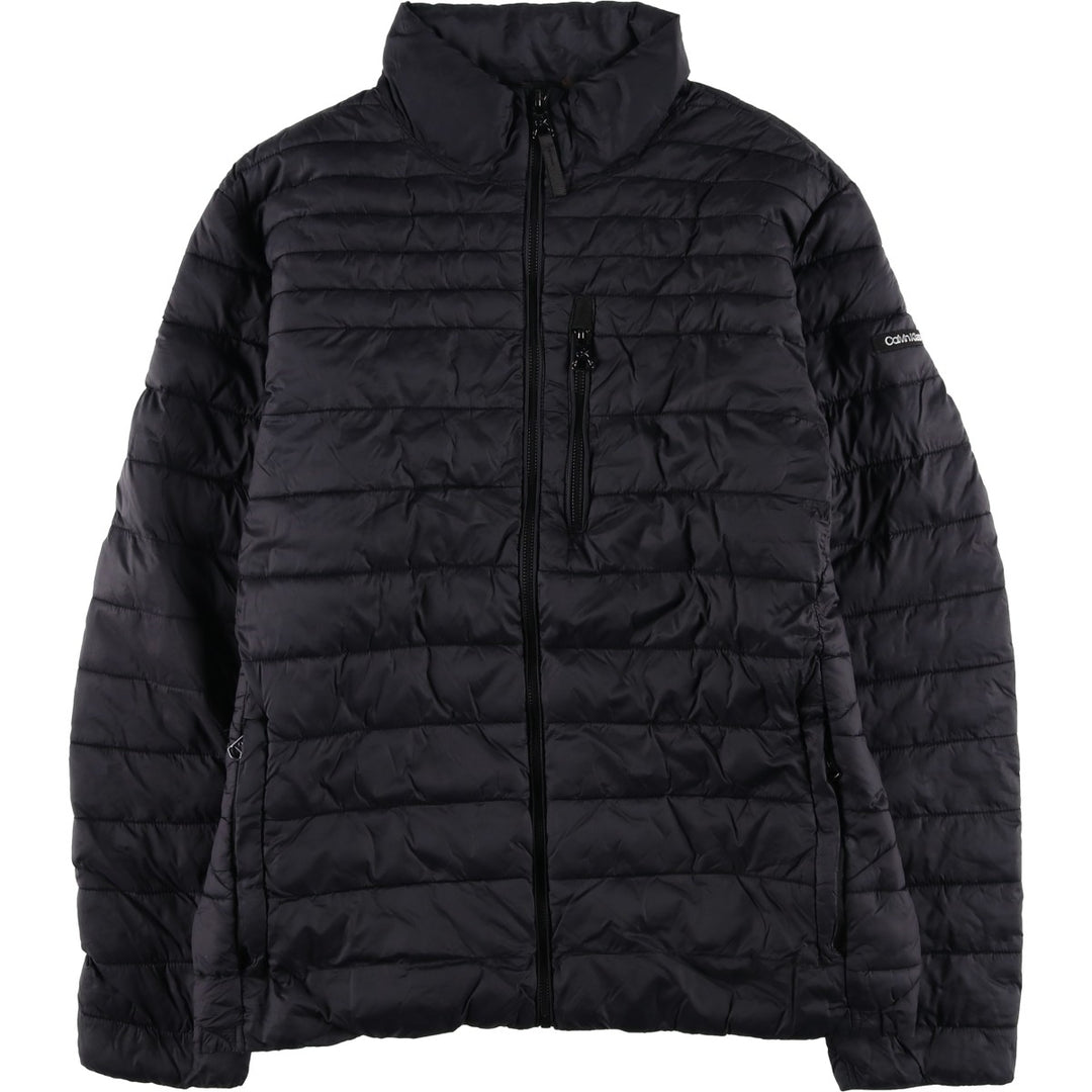 Calvin Klein padded puffer jacket, men's size L Nylon black type Vintage Second Hand