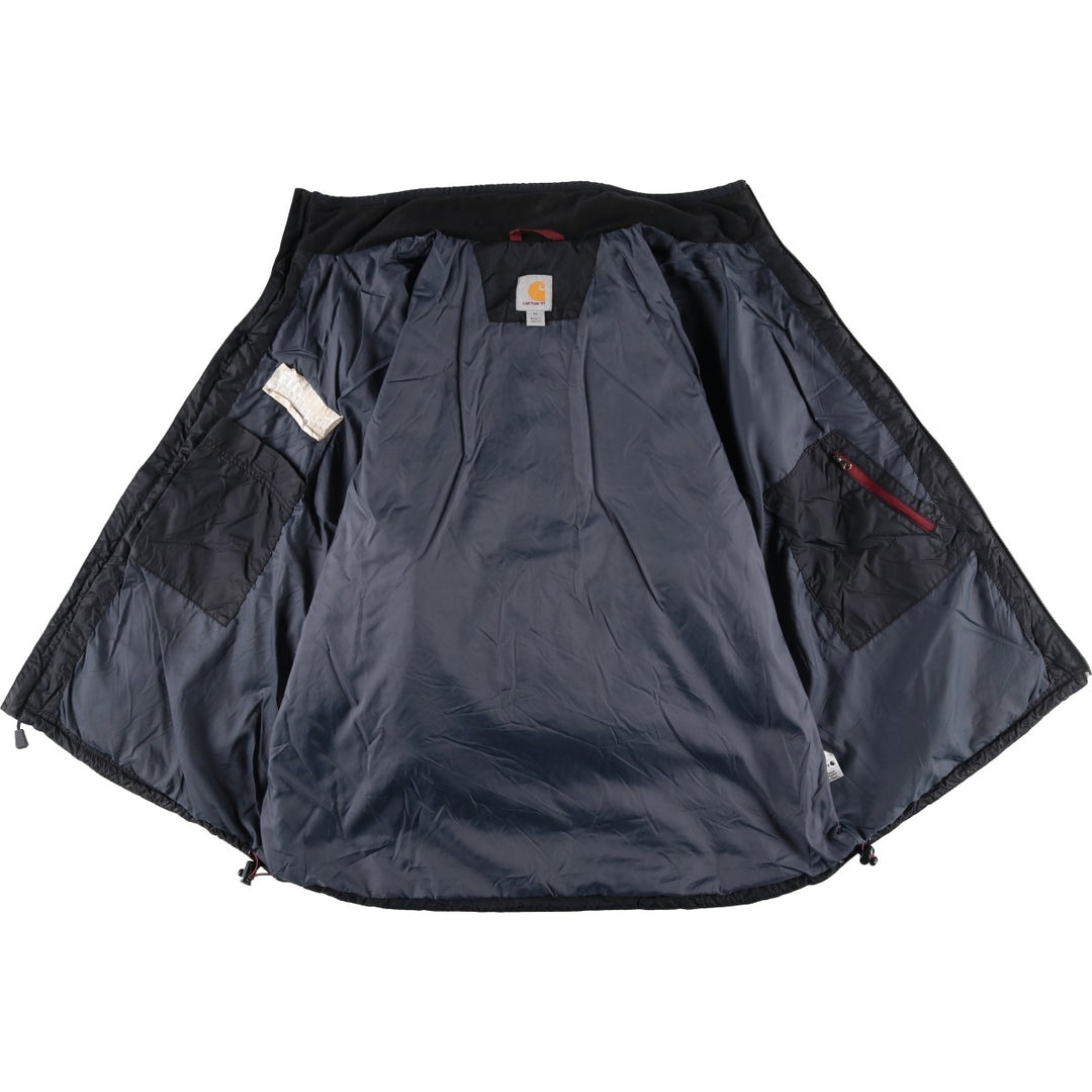 Carhartt padded puffer jacket, men's size XL Nylon black type Vintage Second Hand