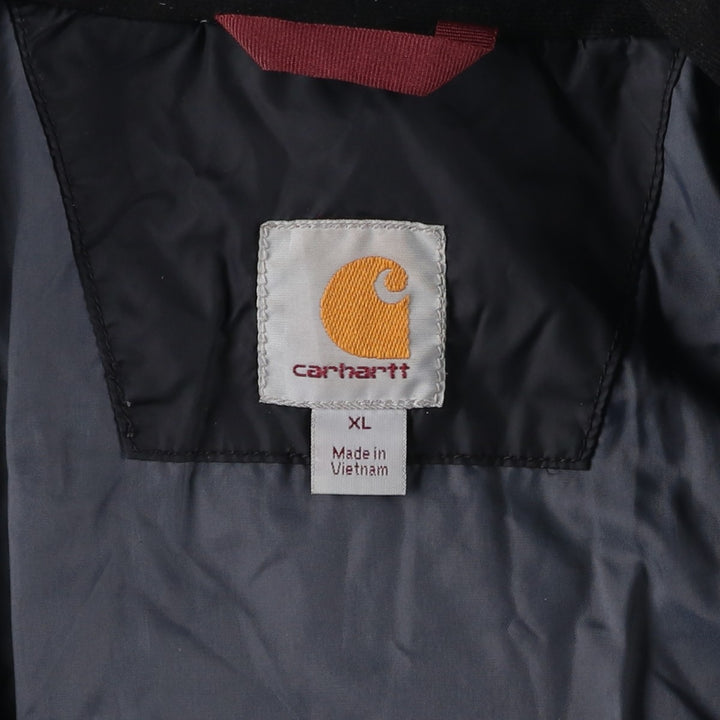Carhartt padded puffer jacket, men's size XL Nylon black type Vintage Second Hand
