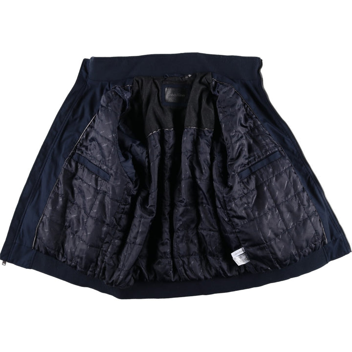 Calvin Klein Men's Padded Puffer Jacket (Size L) polyester navy blue type Vintage Second Hand