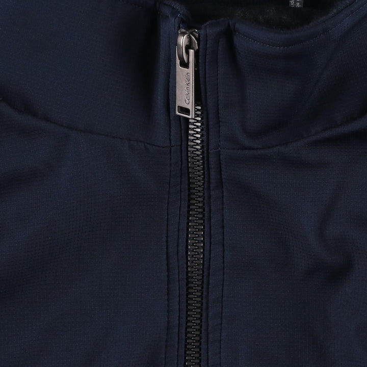 Calvin Klein Men's Padded Puffer Jacket (Size L) polyester navy blue type Vintage Second Hand