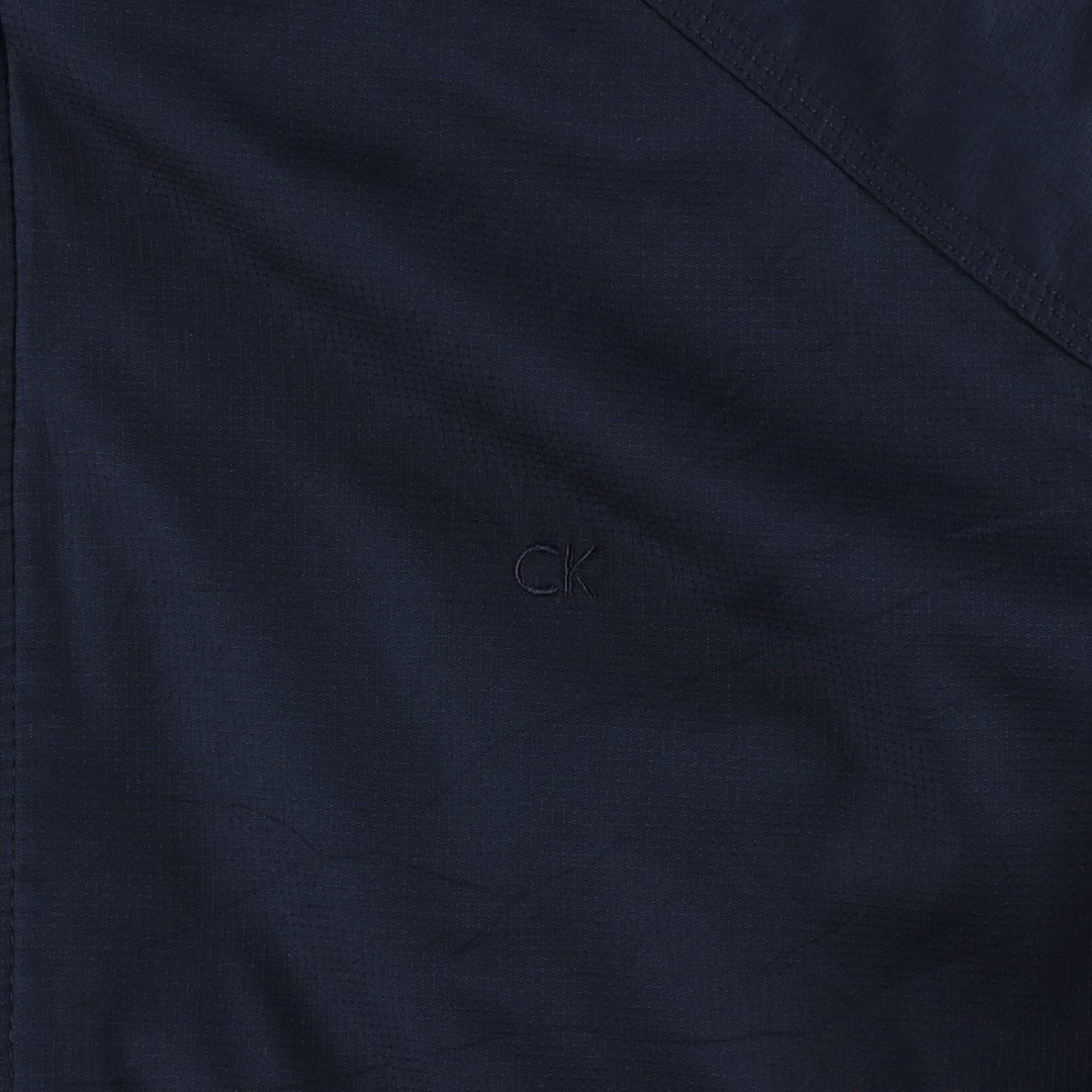 Calvin Klein Men's Padded Puffer Jacket (Size L) polyester navy blue type Vintage Second Hand