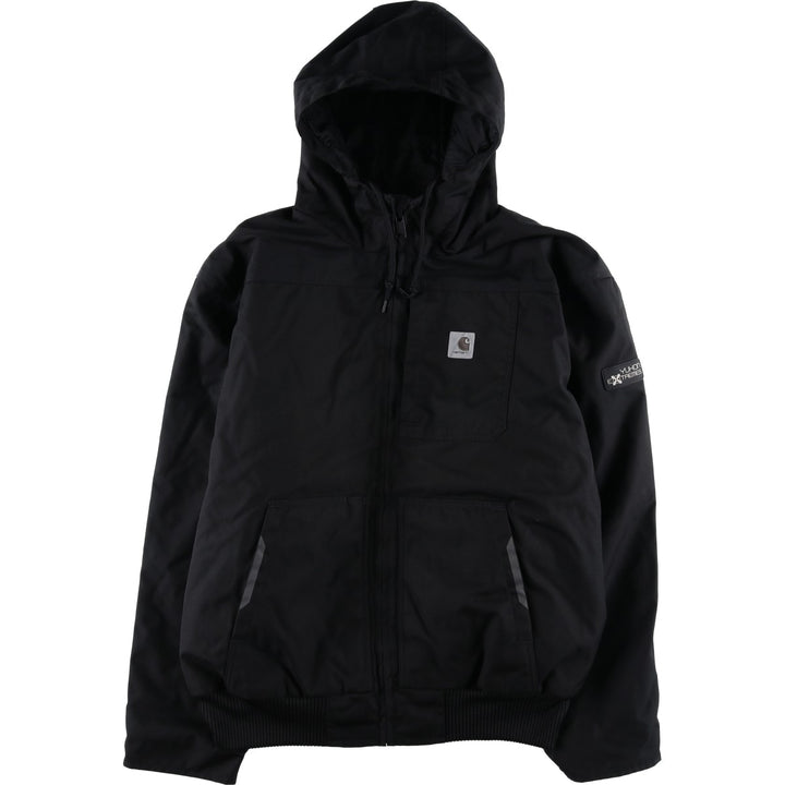 Carhartt Loose Fit Padded Parka Puffer Jacket, Men's XXL Nylon black type Vintage Second Hand