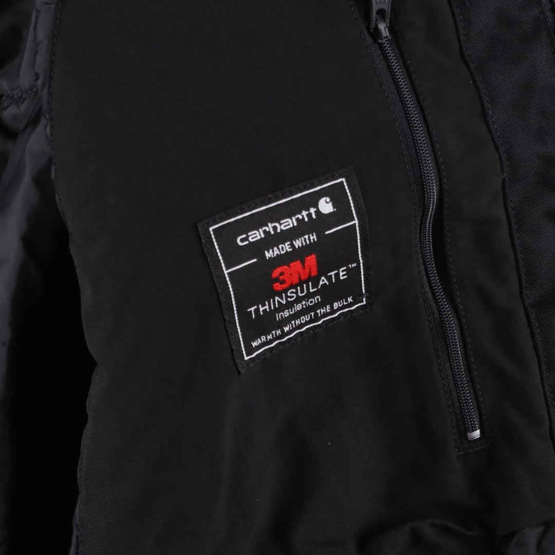 Carhartt Loose Fit Padded Parka Puffer Jacket, Men's XXL Nylon black type Vintage Second Hand