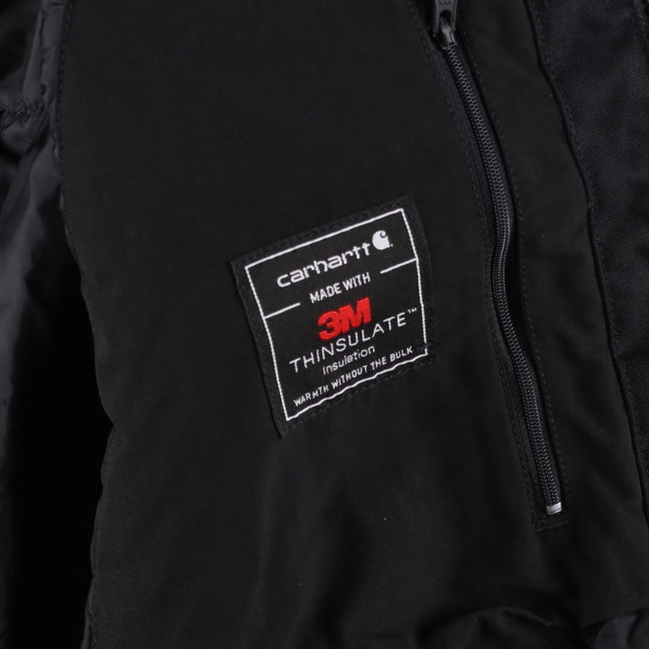 Carhartt Loose Fit Padded Parka Puffer Jacket, Men's XXL Nylon black type Vintage Second Hand