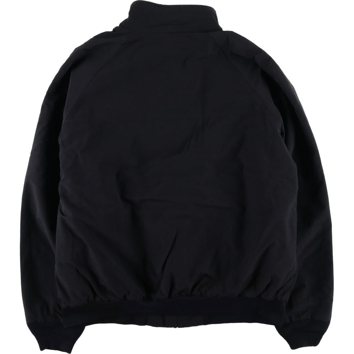 LANDS' END Men's Padded Puffer Jacket (Size L) Nylon black type Vintage Second Hand