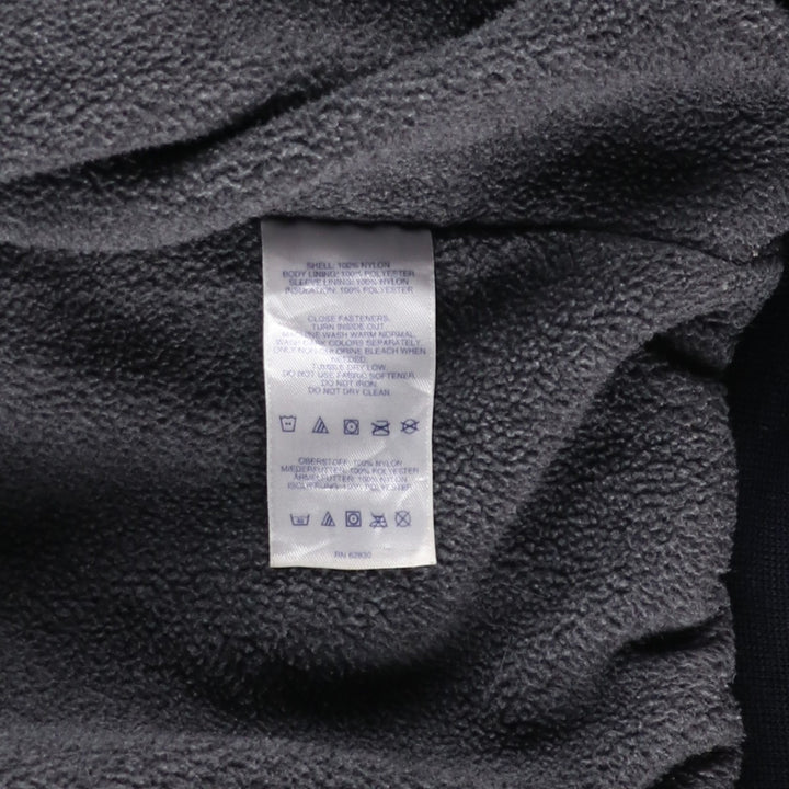 LANDS' END Men's Padded Puffer Jacket (Size L) Nylon black type Vintage Second Hand