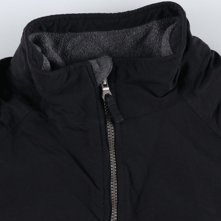 LANDS' END Men's Padded Puffer Jacket (Size L) Nylon black type Vintage Second Hand