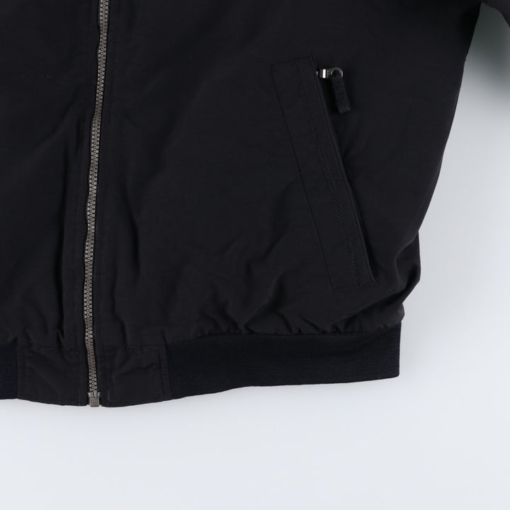 LANDS' END Men's Padded Puffer Jacket (Size L) Nylon black type Vintage Second Hand