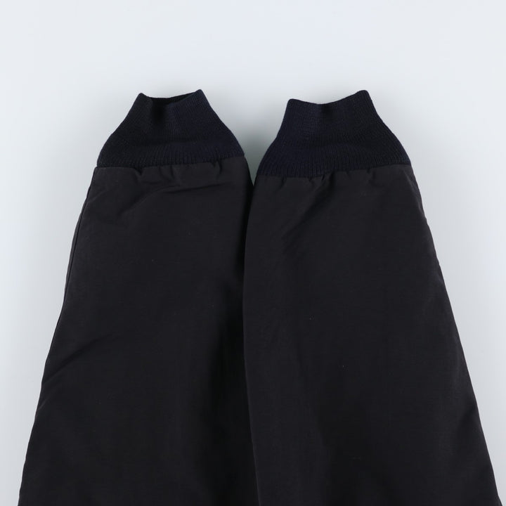 LANDS' END Men's Padded Puffer Jacket (Size L) Nylon black type Vintage Second Hand