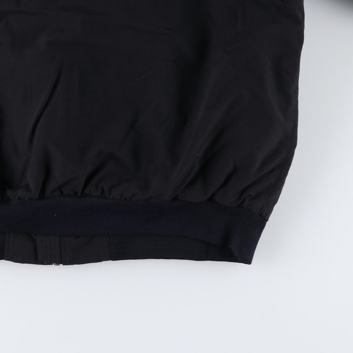 LANDS' END Men's Padded Puffer Jacket (Size L) Nylon black type Vintage Second Hand