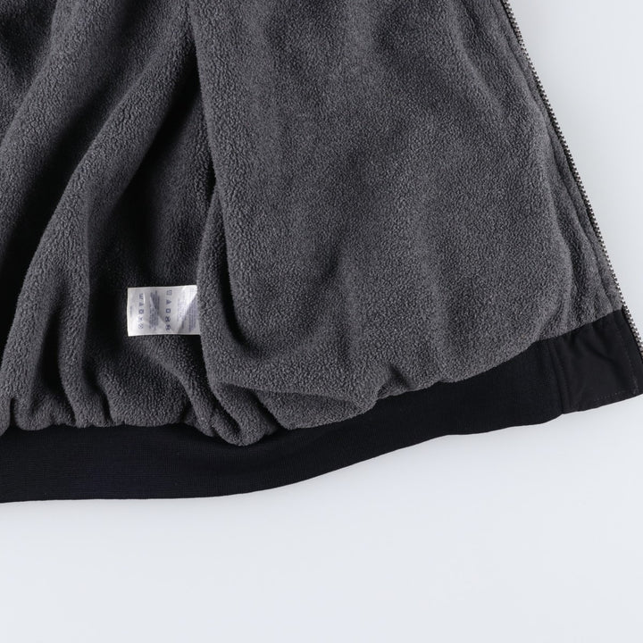 LANDS' END Men's Padded Puffer Jacket (Size L) Nylon black type Vintage Second Hand