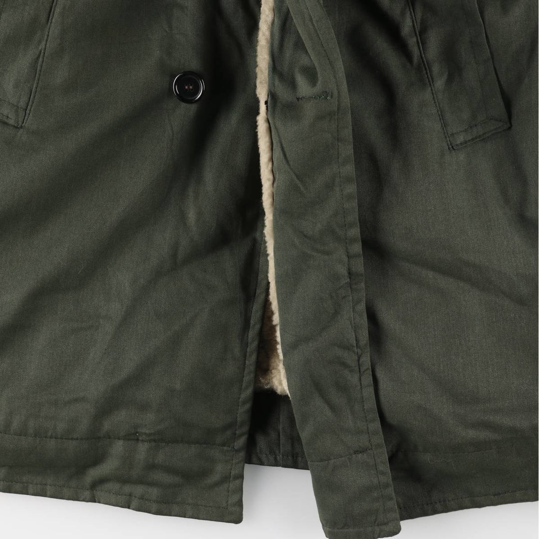 UNKNOWN Vintage Boa Jacket, Men's Size L unclear Khaki type Vintage Second Hand