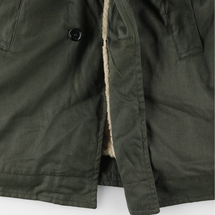 UNKNOWN Vintage Boa Jacket, Men's Size L unclear Khaki type Vintage Second Hand