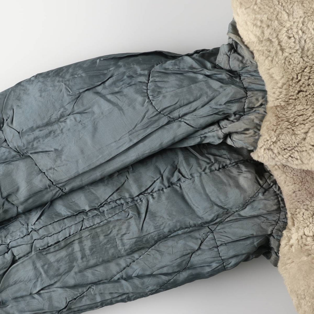 UNKNOWN Vintage Boa Jacket, Men's Size L unclear Khaki type Vintage Second Hand