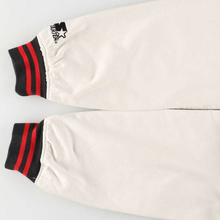 90'S Starter NBA Chicago Bulls Cotton Varsity Jacket, Men's Size XL cotton white type Vintage Second Hand