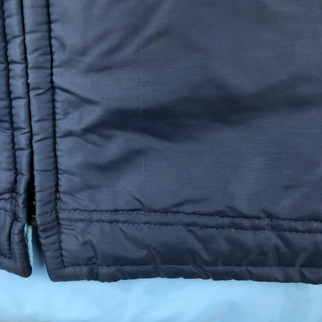 Vintage 70s-80'S Sears padded vest, size M, men's Nylon navy blue type Vintage Second Hand
