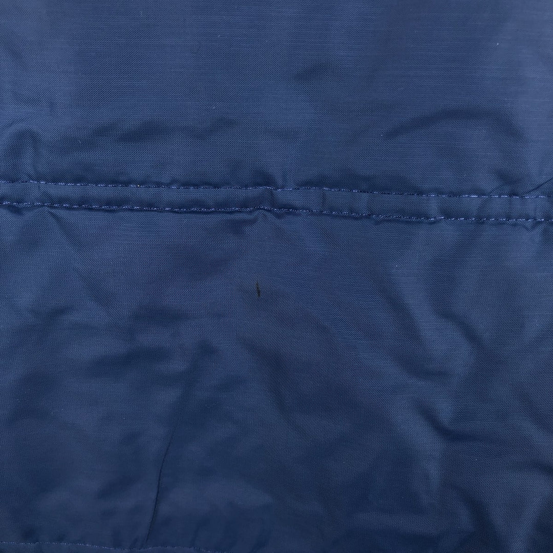 Vintage 70s-80'S Sears padded vest, size M, men's Nylon navy blue type Vintage Second Hand
