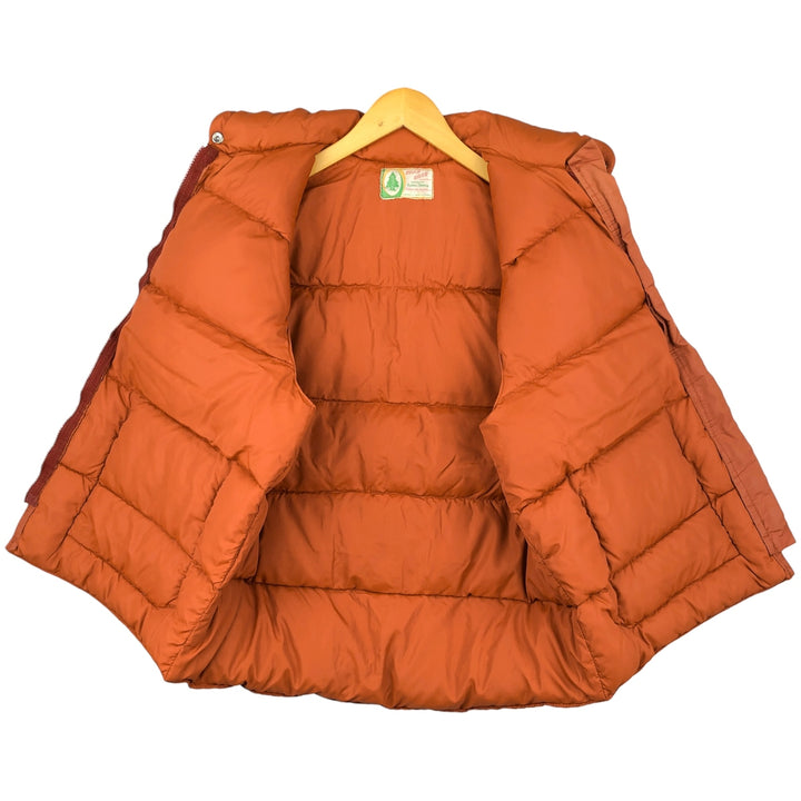 Vintage 1970s-1980'S Woods Rough Rider Down Vest, Made in Canada, Men's Size L Down (insulation) orange type Vintage Second Hand