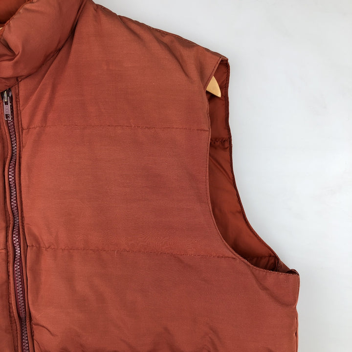 Vintage 1970s-1980'S Woods Rough Rider Down Vest, Made in Canada, Men's Size L Down (insulation) orange type Vintage Second Hand