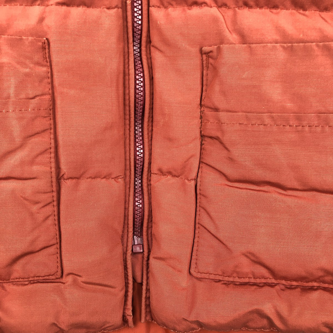 Vintage 1970s-1980'S Woods Rough Rider Down Vest, Made in Canada, Men's Size L Down (insulation) orange type Vintage Second Hand