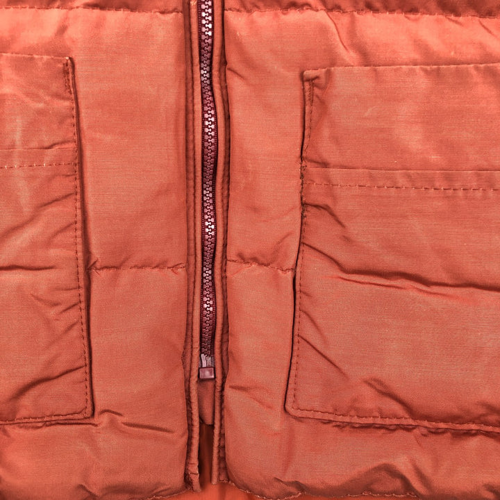 Vintage 1970s-1980'S Woods Rough Rider Down Vest, Made in Canada, Men's Size L Down (insulation) orange type Vintage Second Hand