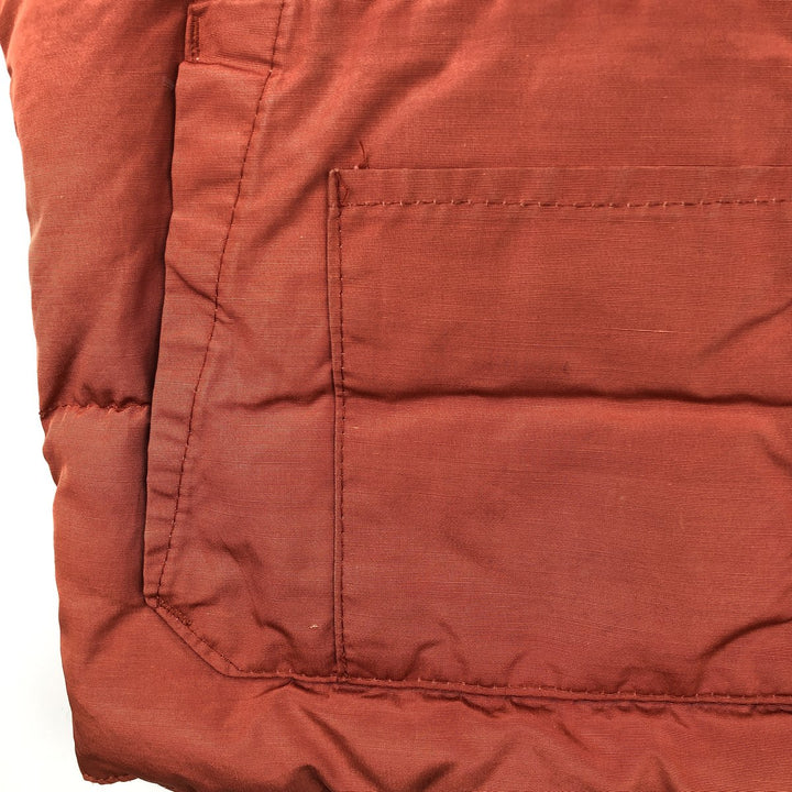 Vintage 1970s-1980'S Woods Rough Rider Down Vest, Made in Canada, Men's Size L Down (insulation) orange type Vintage Second Hand
