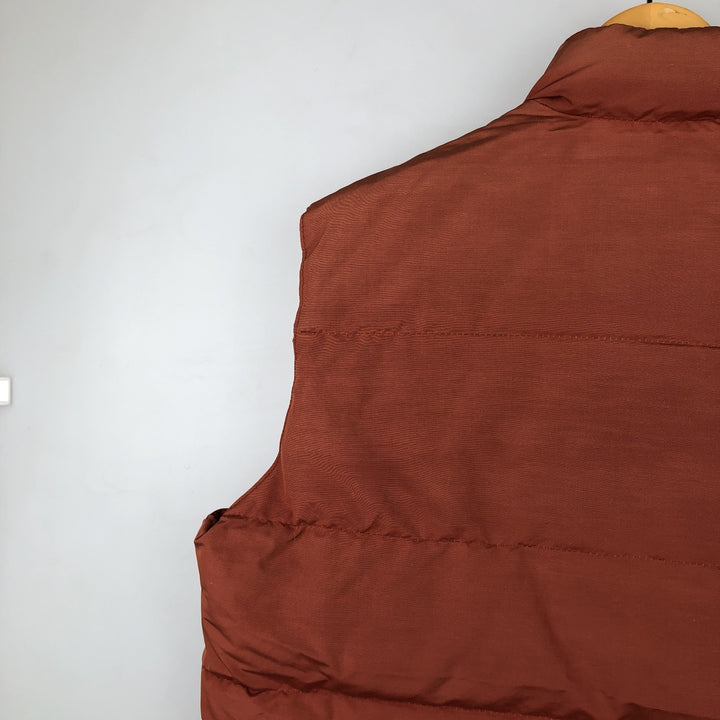 Vintage 1970s-1980'S Woods Rough Rider Down Vest, Made in Canada, Men's Size L Down (insulation) orange type Vintage Second Hand