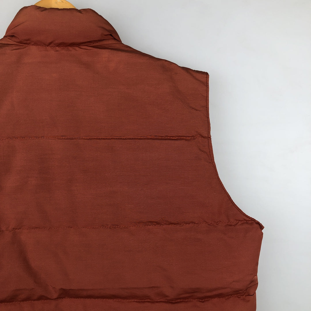 Vintage 1970s-1980'S Woods Rough Rider Down Vest, Made in Canada, Men's Size L Down (insulation) orange type Vintage Second Hand