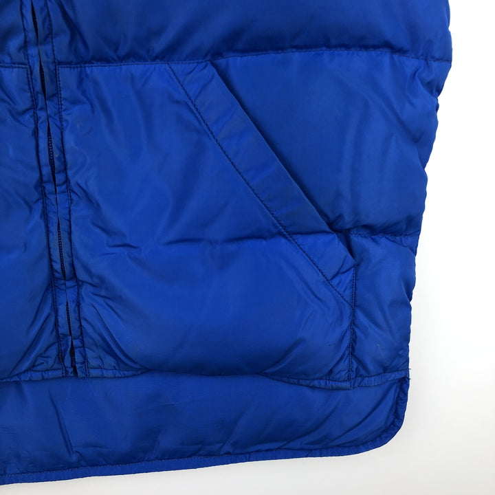 Vintage 80s-90'S Eddie Bauer black tag goose down vest, men's size L Goose down (insulation) blue type Vintage Second Hand