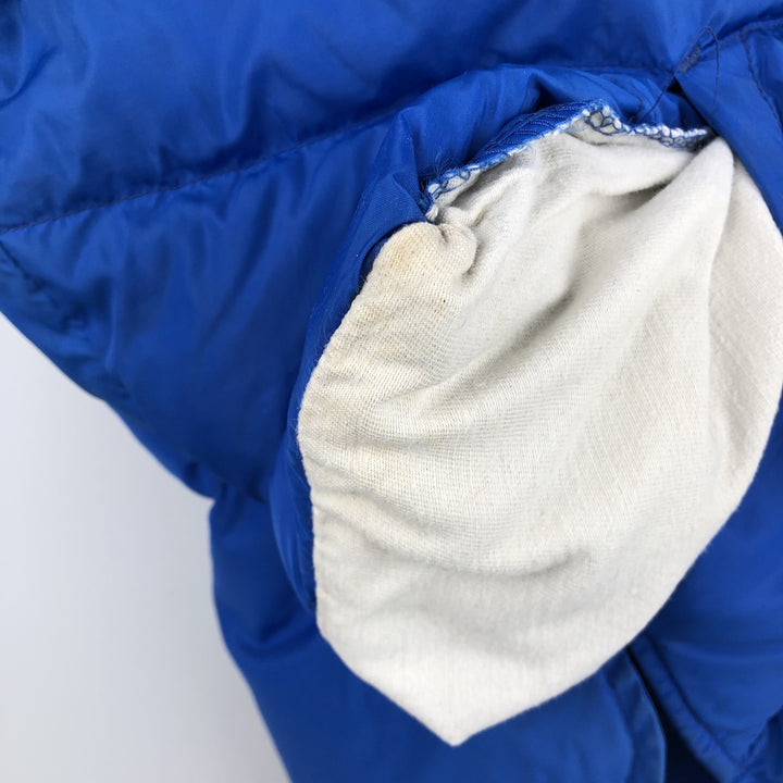 Vintage 80s-90'S Eddie Bauer black tag goose down vest, men's size L Goose down (insulation) blue type Vintage Second Hand