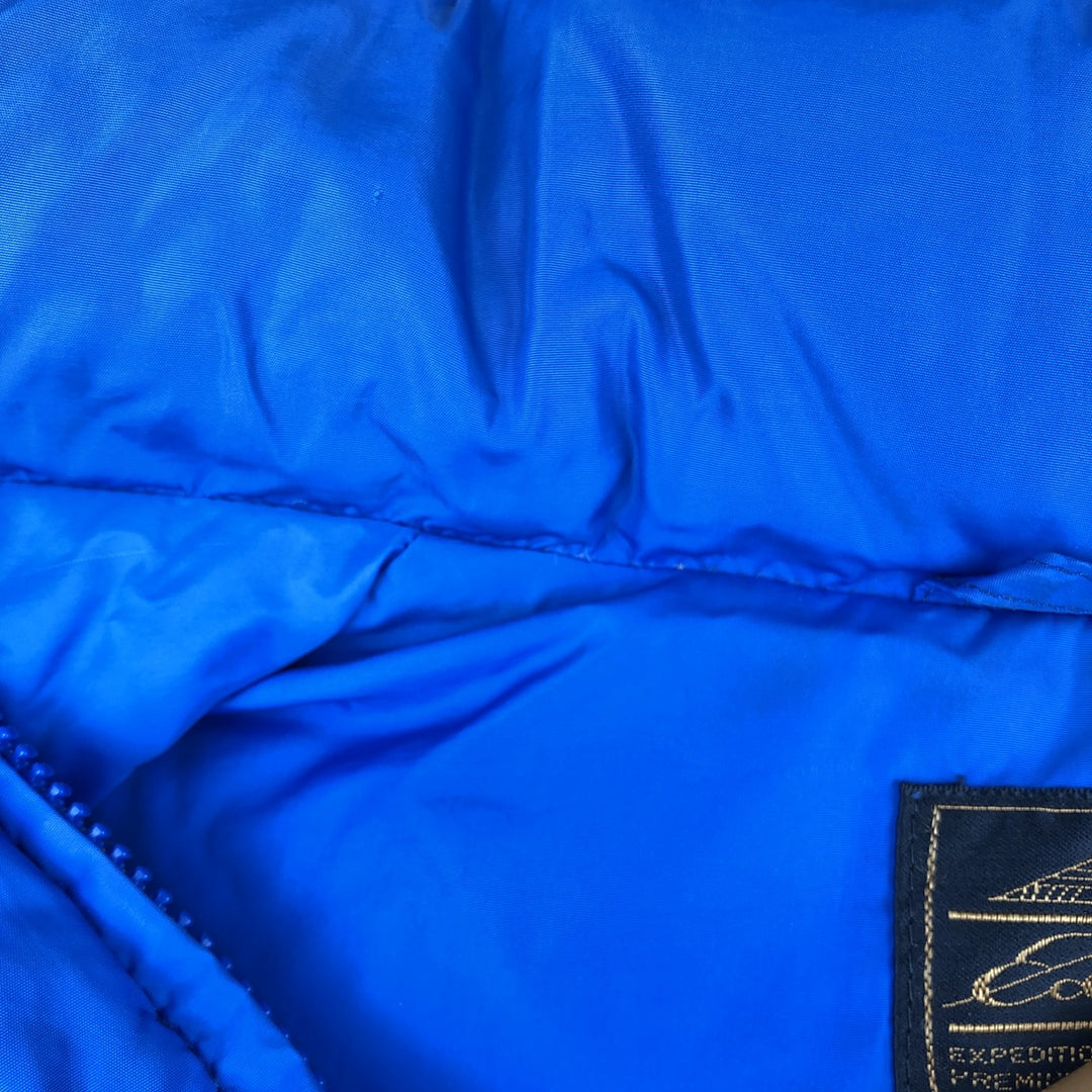 Vintage 80s-90'S Eddie Bauer black tag goose down vest, men's size L Goose down (insulation) blue type Vintage Second Hand