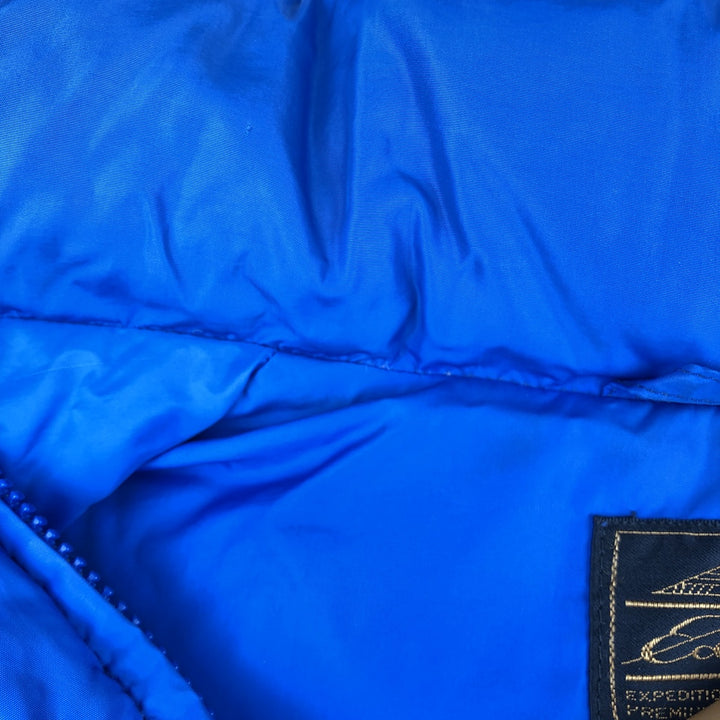 Vintage 80s-90'S Eddie Bauer black tag goose down vest, men's size L Goose down (insulation) blue type Vintage Second Hand