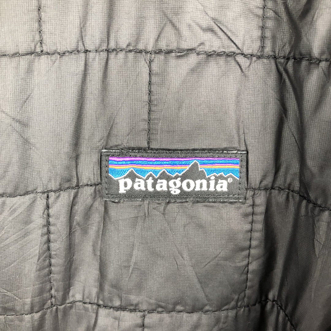 Patagonia Padded Puffer Jacket, Men's Size Small unclear black type Vintage Second Hand