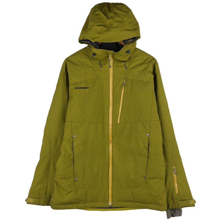 Mammut Down Parka, Men's Size M polyester Khaki type Vintage Second Hand