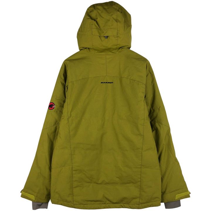 Mammut Down Parka, Men's Size M polyester Khaki type Vintage Second Hand