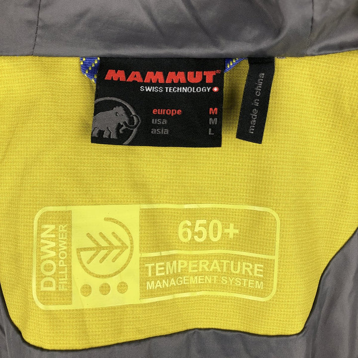 Mammut Down Parka, Men's Size M polyester Khaki type Vintage Second Hand