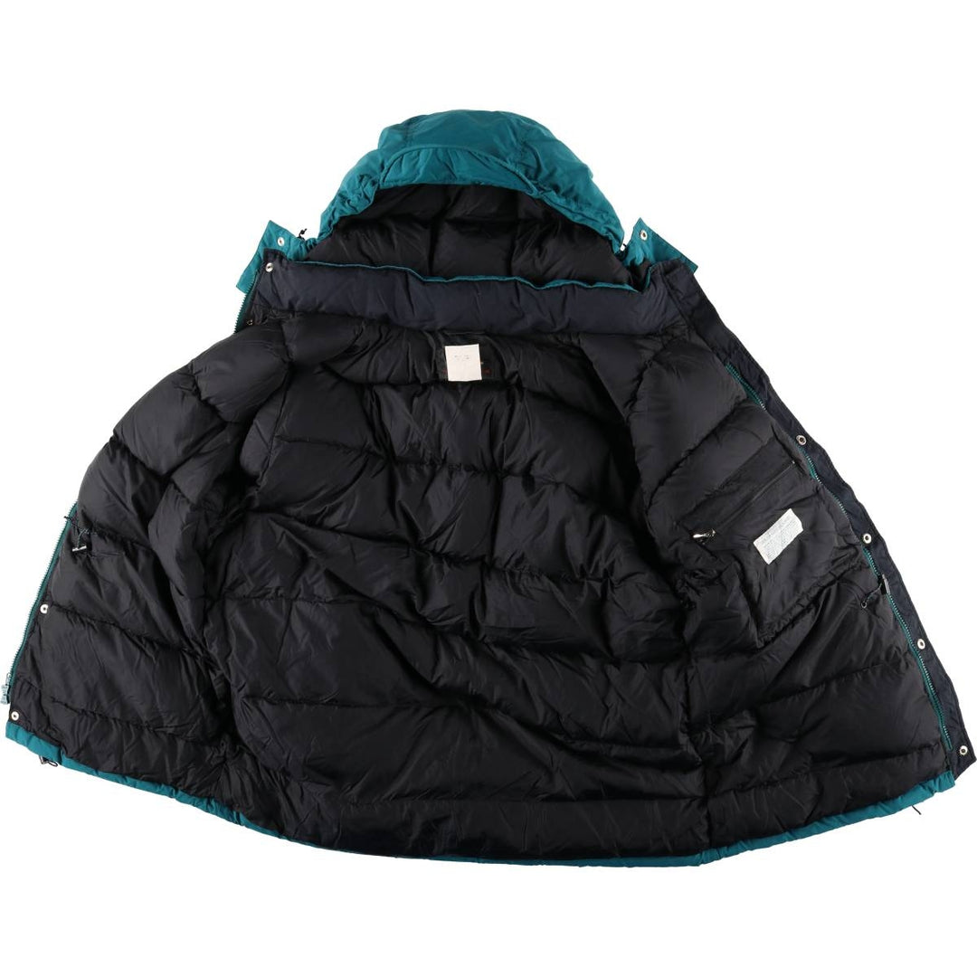 90'S REI Men's XXL Vintage Down Parka unclear turquoise blue Vintage Second Hand