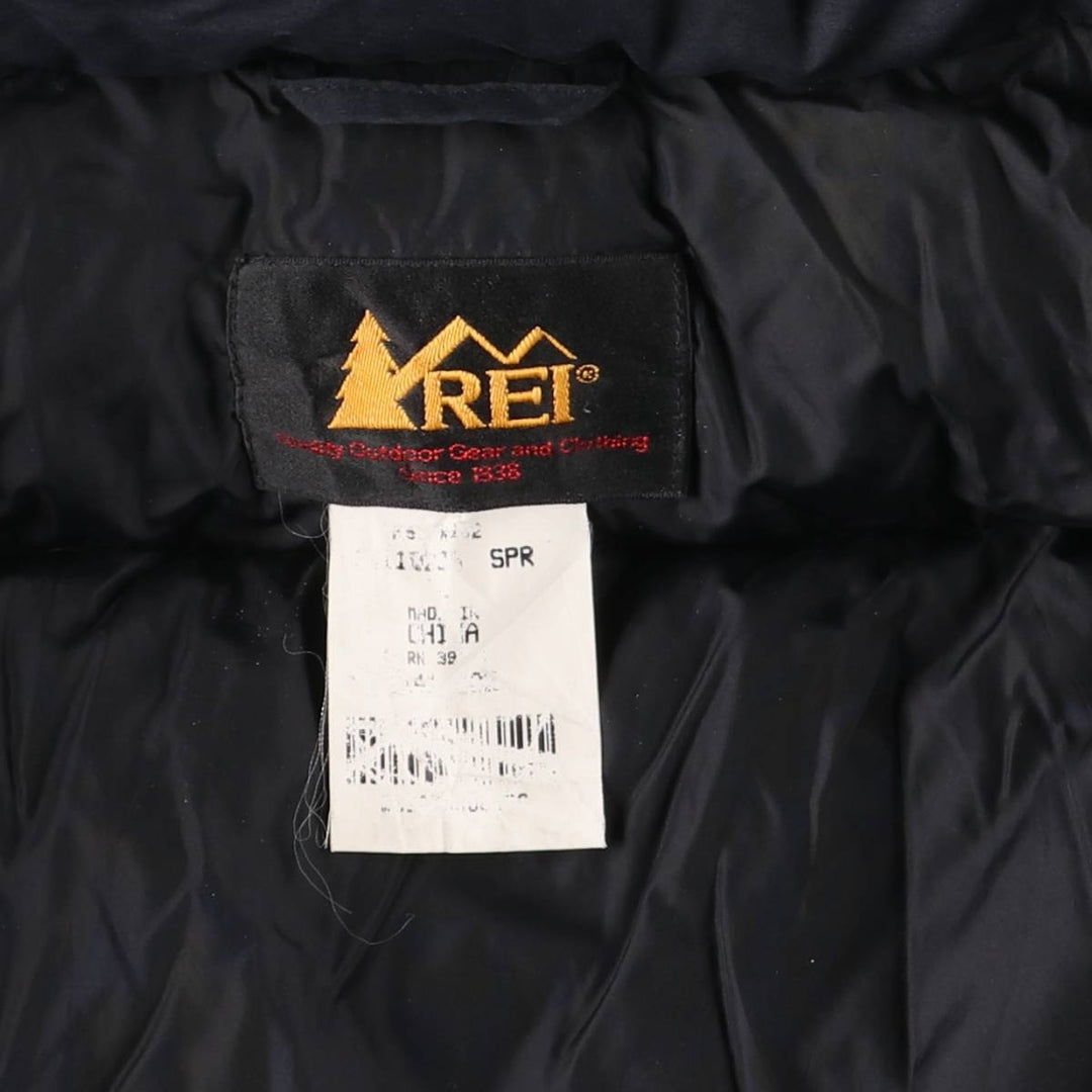 90'S REI Men's XXL Vintage Down Parka unclear turquoise blue Vintage Second Hand